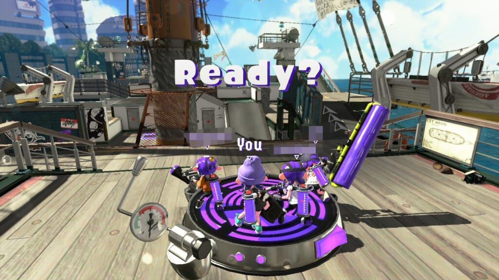 スプラトゥーン2の試合風景